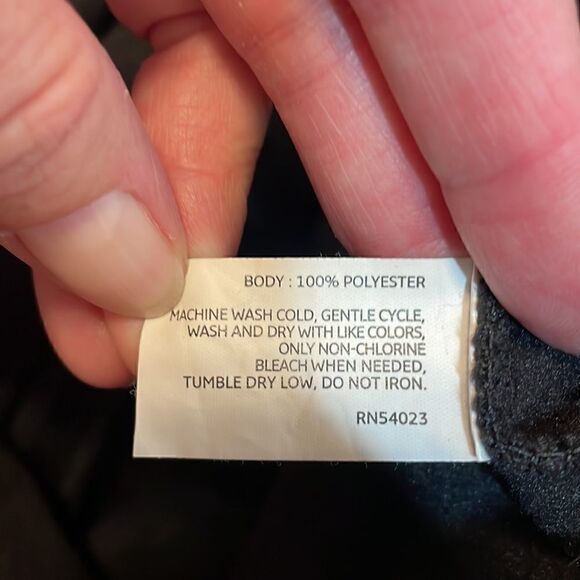 Old Navy Zip Fleece, black, Large - Picture 5 of 6